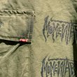 画像3: {MOMENTARY PSYCHO ART} USED CAMO CARGO SHORTS / OLIVE (3)