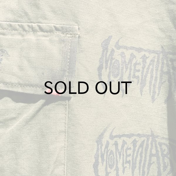 画像3: {MOMENTARY PSYCHO ART} USED CAMO CARGO SHORTS / OLIVE (3)