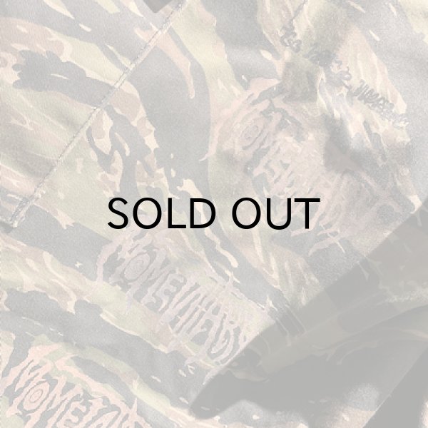 画像5: {MOMENTARY PSYCHO ART} USED CAMO CARGO SHORTS / TIGER (5)