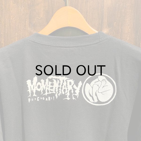 画像8: {MOMENTARY PSYCHO ART} "Rabbit" S/S T-SHIRTS / BLACK BODY  (8)