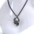 画像7: ※受注商品※ {GRYPHON} Gimmick ring & pendant Skull Rolled Snake (7)