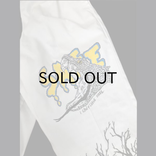 画像4: {HIROTTON × BOWL Cotton Wear} "HAND PAINT" BASIC CHINOS / Lsize / 02 (4)