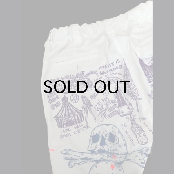 画像3: {HIROTTON × BOWL Cotton Wear} "HAND PAINT" BASIC CHINOS / Lsize / 03 (3)