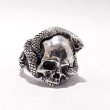 画像1: ※受注商品※ {GRYPHON} Skull&Snake RING"Eternity" (1)