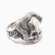 画像3: ※受注商品※ {GRYPHON} Skull&Snake RING"Eternity" (3)