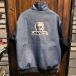 画像2: {SKULL SKATES}  CLUB ZIP JACKET (INDIGO×CANVAS) (2)