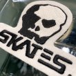 画像2: {SKULL SKATES}  LOGO DIE CUT WAPPEN (2)