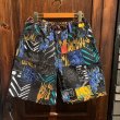 画像1: {NO MAD NUMSKULL} ORIGINAL PATTERN SHORT PANTS / PATCHWORK / (L) (1)