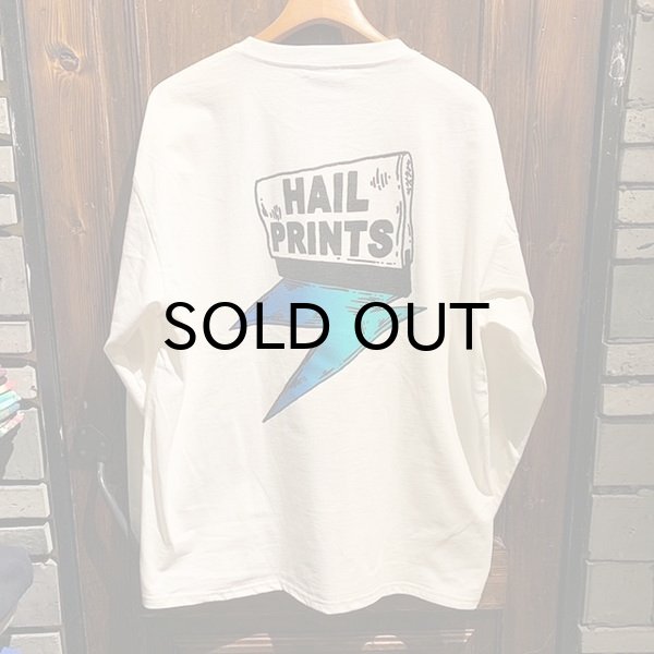 画像2: {HAIL PRINTS} HAILPRINTS LOGO Long Sleeve3(Gradation ver.) (2)