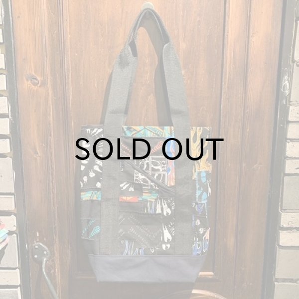 画像2: {NO MAD NUMSKULL} TOTE BAG / "PATCHWORK" (2)