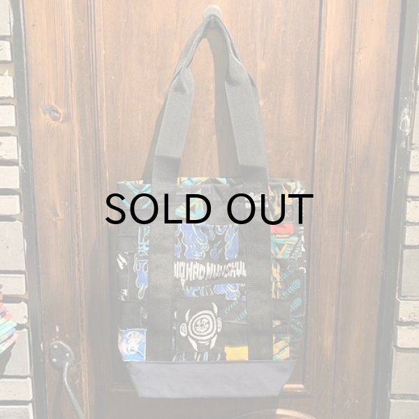 画像1: {NO MAD NUMSKULL} TOTE BAG / "PATCHWORK" (1)