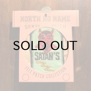 画像: {NORTH NO NAME} FELT PATCH / M / "SATAN'S"