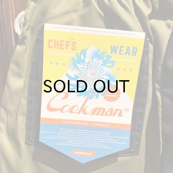 画像11: {COOKMAN × NO MAD NUMSKULL} "MAD MAN" Chef Shorts / (Chill) (11)