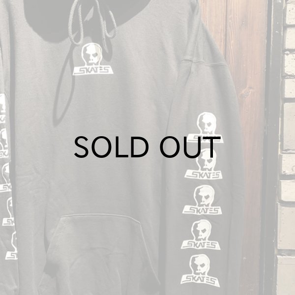 画像3: {SKULL SKATES}  LOGO HOODIE(BLACK×WHITE) (3)