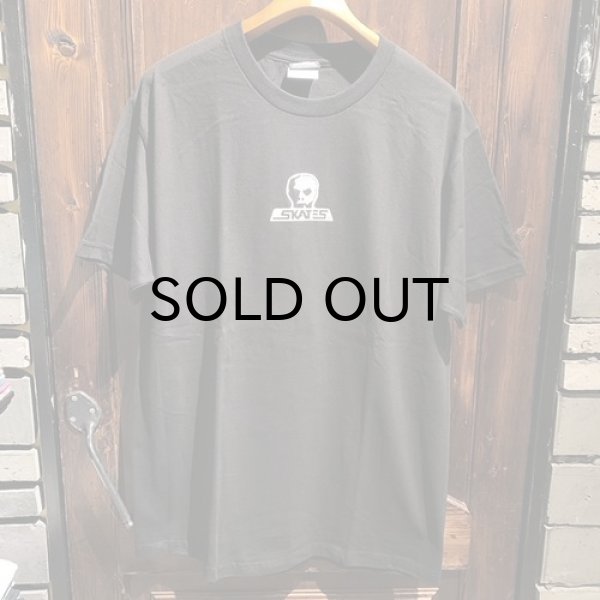 画像1: {SKULL SKATES}  LOGO T-SHIRTS(BLACK×WHITE) (1)