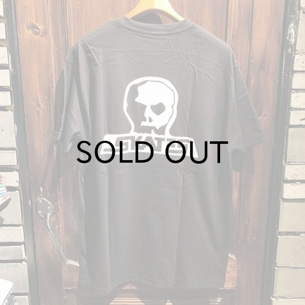 画像2: {SKULL SKATES}  LOGO T-SHIRTS(BLACK×WHITE) (2)