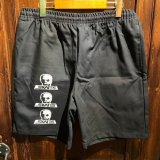 画像: {SKULL SKATES} 3連LOGO CANVAS SHORTS