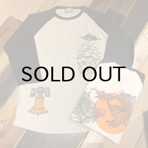 画像: {RAFFISH DOG} "HIROTTON WALL" RAGLAN T-SHIRTS