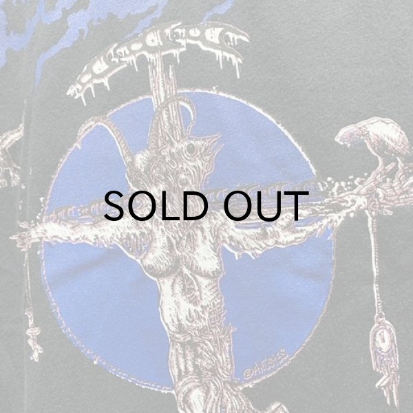 画像11: {MOMENTARY PSYCHO ART} "GOD" BIG SIZE L/S T-SHIRTS (BLACK) (11)