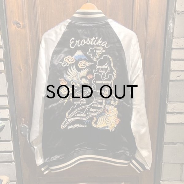 画像3: {EROSTIKA} MARIA×NUDE MAP SOUVENIR JACKET<ART WORK by Rockin'Jelly Bean> (3)