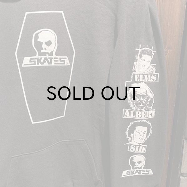 画像3: {SKULL SKATES}  ”DEAD GUYS 1980's" HOODED (3)