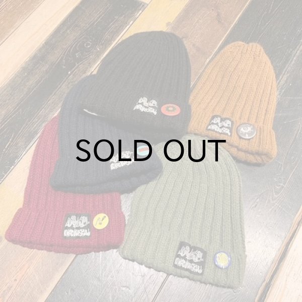 画像1: {NO MAD NUMSKULL} KNIT CAP (1)