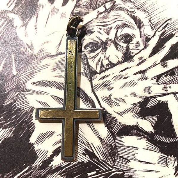 画像1: {HANG} CHARLIE REVERSE CROSS PENDANT HEAD (1)