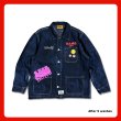 画像2: {HANG} "BLIND LAND" denim coverall jacket (2)