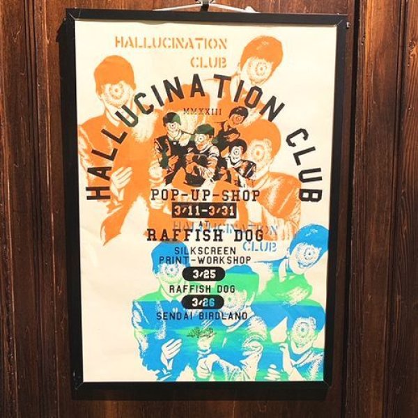 画像1: {NO MAD NUMSKULL} "HALLUCINATION CLUB" ADVERTISING ART PEACE (1)