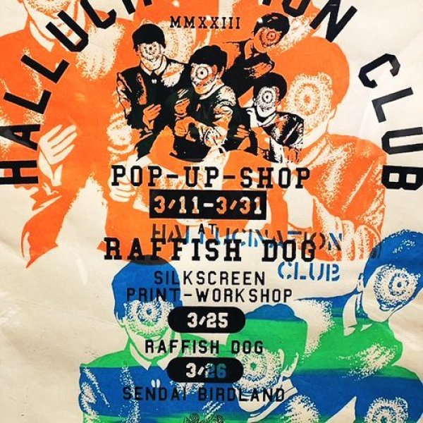 画像2: {NO MAD NUMSKULL} "HALLUCINATION CLUB" ADVERTISING ART PEACE (2)