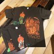 画像1: {MOMENTARY PSYCHO ART} "RAFFISH DOG" MULTI PTINT S/S T-SHIRTS(SUMI) (1)