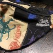 画像2: {NO MAD NUMSKULL} ORIGINAL PATTERN WAIST POUCH / "HATE PATCHWORK" (BIG) (2)