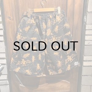 画像: {NO MAD NUMSKULL} ORIGINAL PATTERN SHORT PANTS / "HATE" / XL