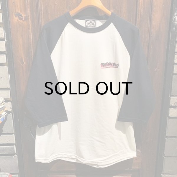 画像2: {RAFFISH DOG} "MOON" RAGLAN 3/4 T-SHIRTS (2)