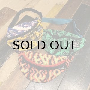 画像: {NO MAD NUMSKULL} ORIGINAL PATTERN WAIST POUCH / (DOT FIRE,PSYCHO)