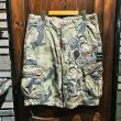 画像1: {岡本一生} "ら" USED CAMO CARGO SHORTS (1)