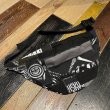 画像2: {NO MAD NUMSKULL} WAIST POUCH - BIG / "PATCHWORK" (2)