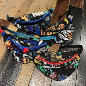 画像: {NO MAD NUMSKULL} WAIST POUCH / "PATCHWORK"