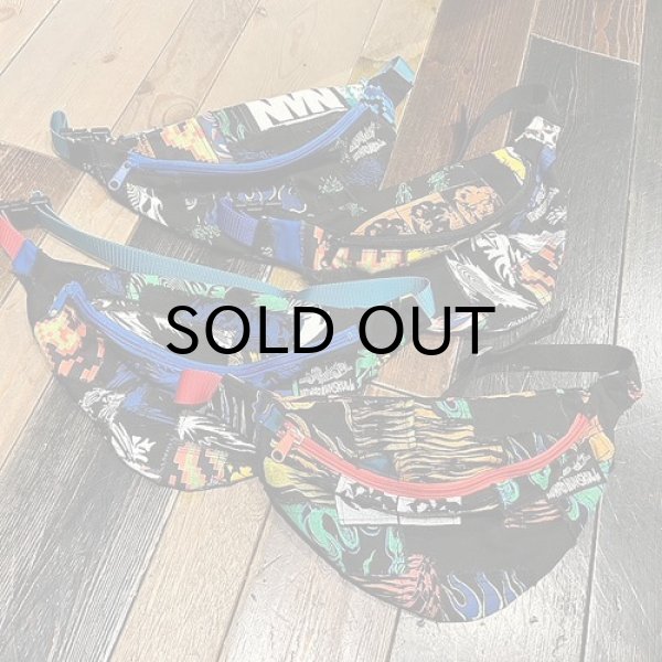 画像1: {NO MAD NUMSKULL} WAIST POUCH / "PATCHWORK" (1)