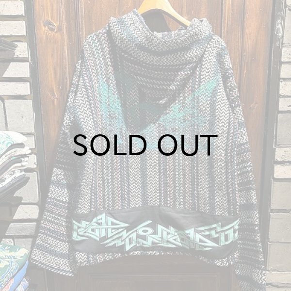 画像2: "USED" {NO MAD NUMSKULL} Remake Mexican Parka / WHITE×GREEN (2)