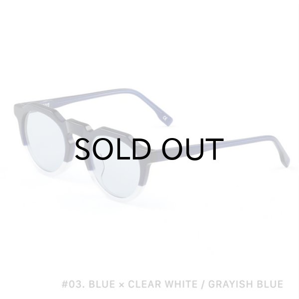 BLUE × CLEAR WHITE / GRAYISH BLUE