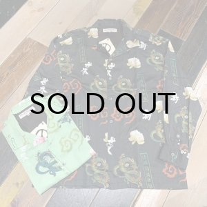 画像: {PROPA9ANDA} PEONY DRAGON L/S SH