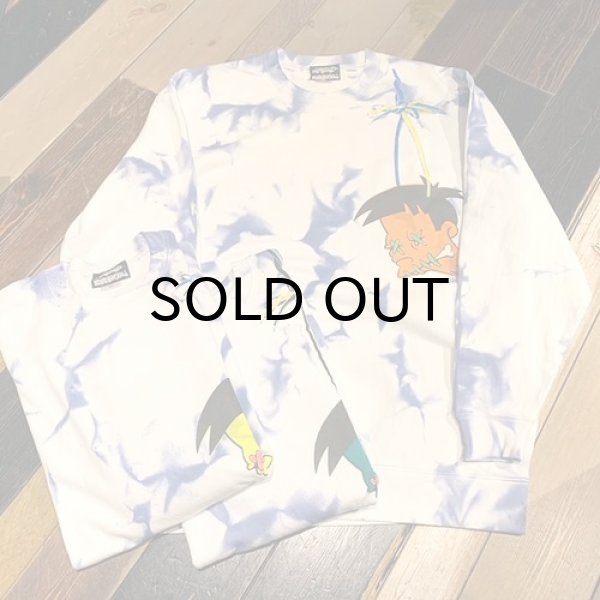 画像1: {NO MAD NUMSKULL} "SCHRANKEN" TIE DYE SWEAT (B) (1)