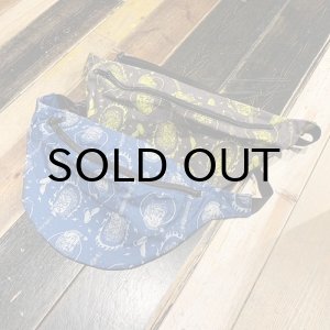 画像: {SUKETOKU} ORIGINAL PATTERN WAIST POUCH - BIG / "煩"