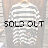 画像: {POP EYES} "FUNNY CAT BORDER" EASY TEE SHIRT SS