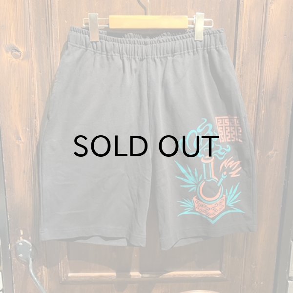 画像1: {NO MAD NUMSKULL} MAHJONG SHORTS / BLACK (1)