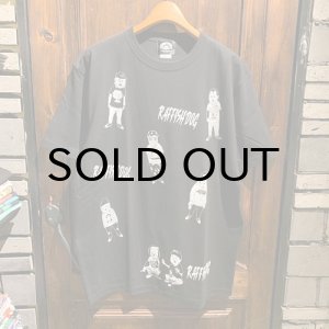 画像: {RAFFISH DOG} "TM PAINT" MULTI S/S T-SHIRTS / BLACK