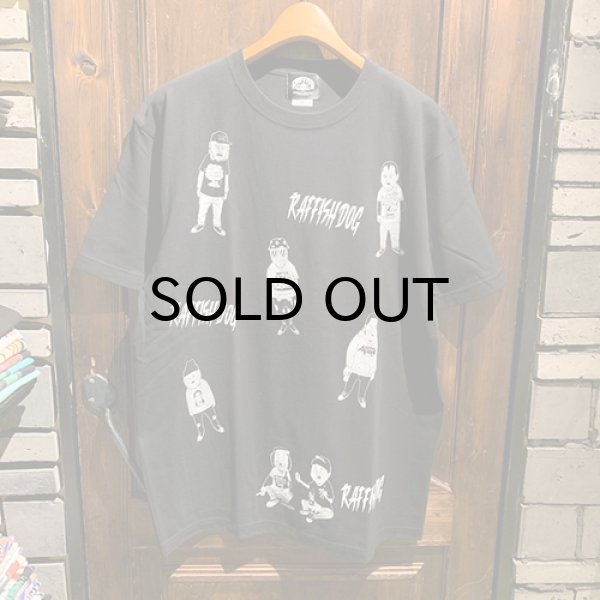 画像1: {RAFFISH DOG} "TM PAINT" MULTI S/S T-SHIRTS / BLACK (1)