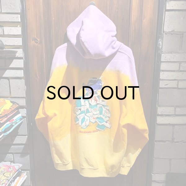 画像1: {HIROTTON} "Peacock" TIE DYE HOODIE (1)