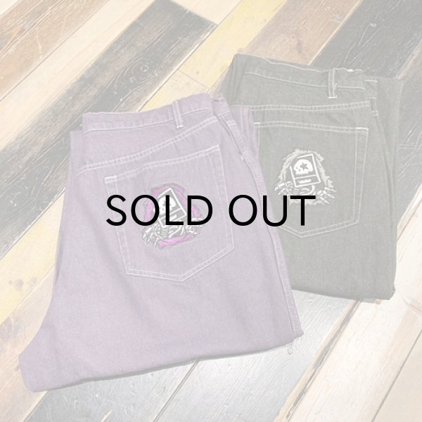 画像1: {MAGICAL MOSH MISFITS} MxMxM POCKET DOKURO LOOSE PANTS (1)